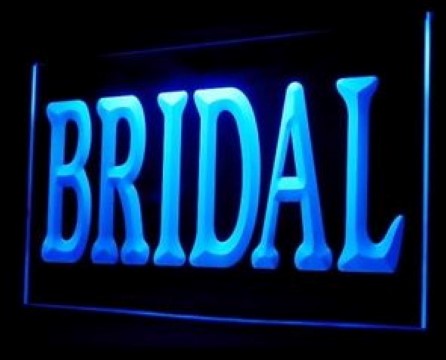 Bridal Dress Makeup Wedding Hairstyles LED Neon Sign